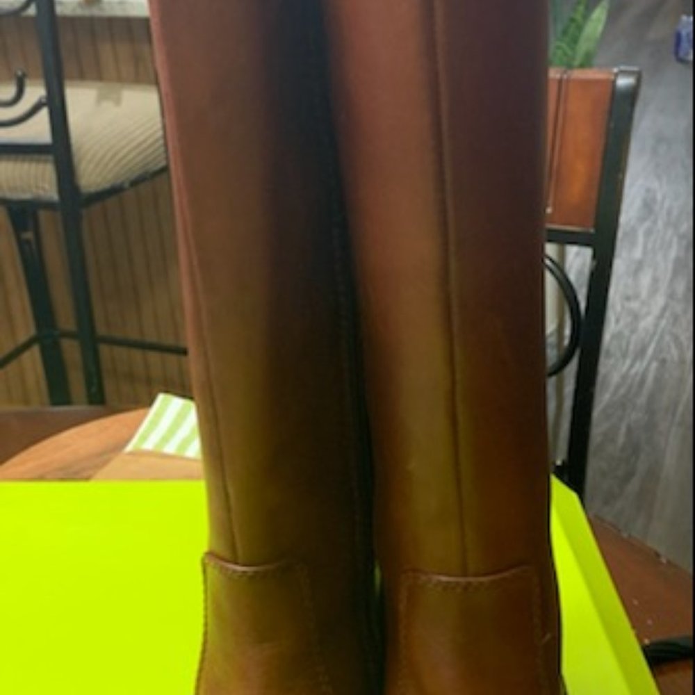 Gianna Bini Leather Tall Boots